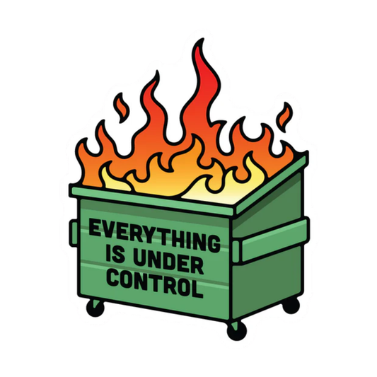 Everything is Under Control Vinyl Sticker