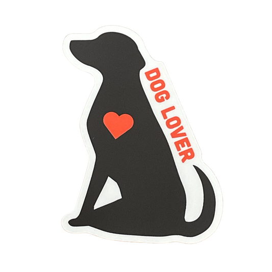 Dog Lover Vinyl Sticker