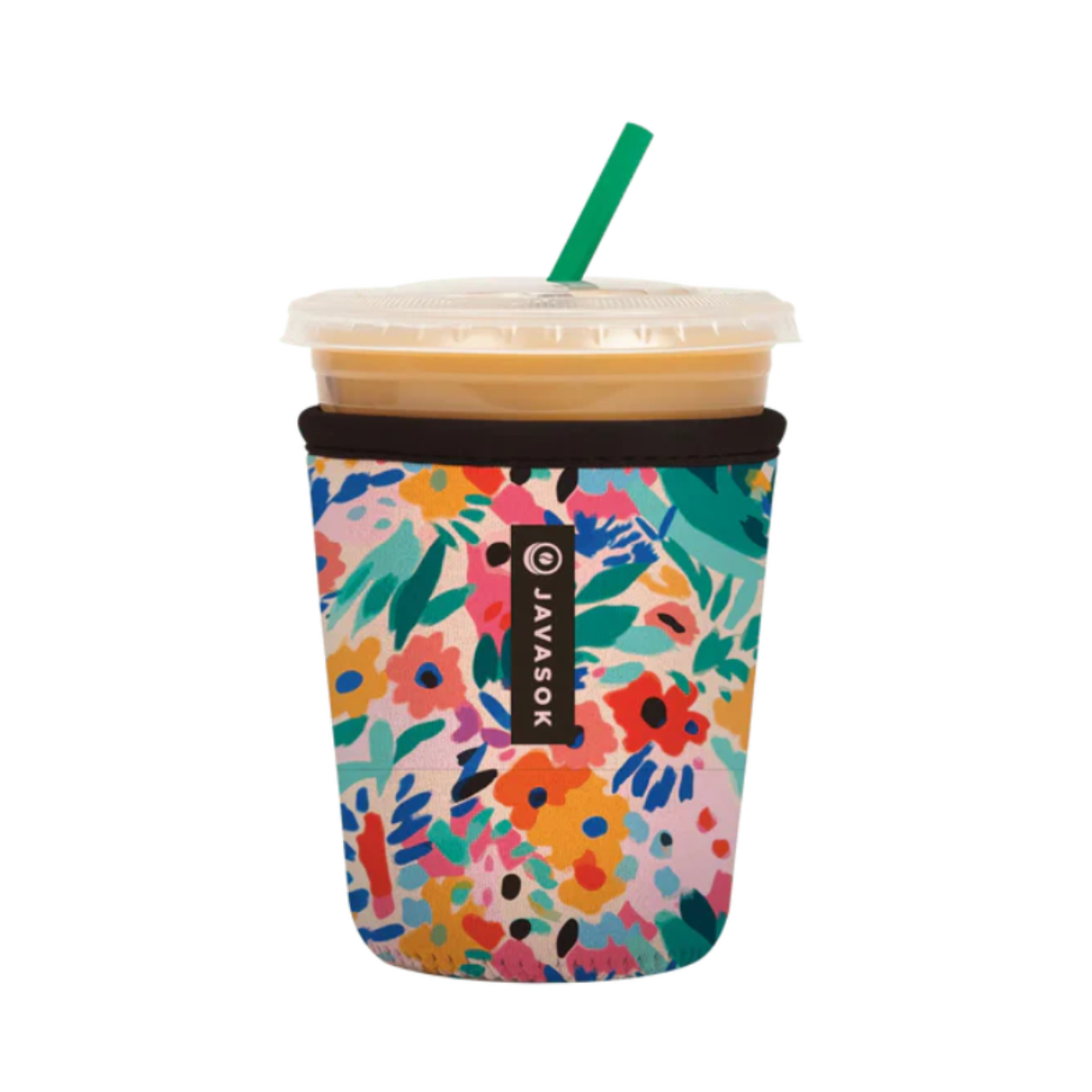 SALE JavaSok Abstract Floral 16-20oz