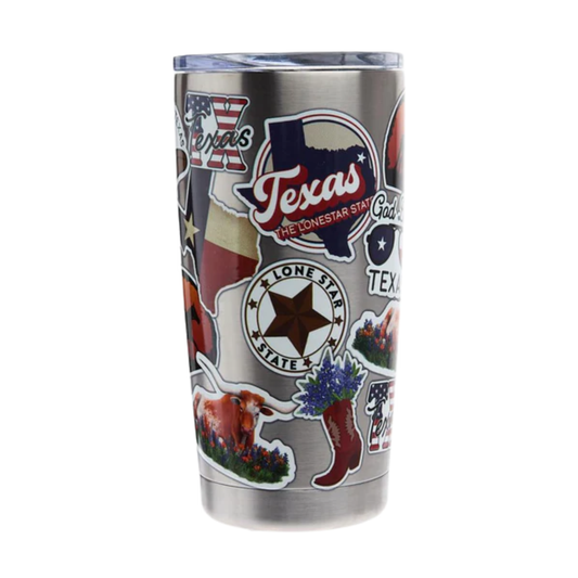Tumbler Texas Stickers