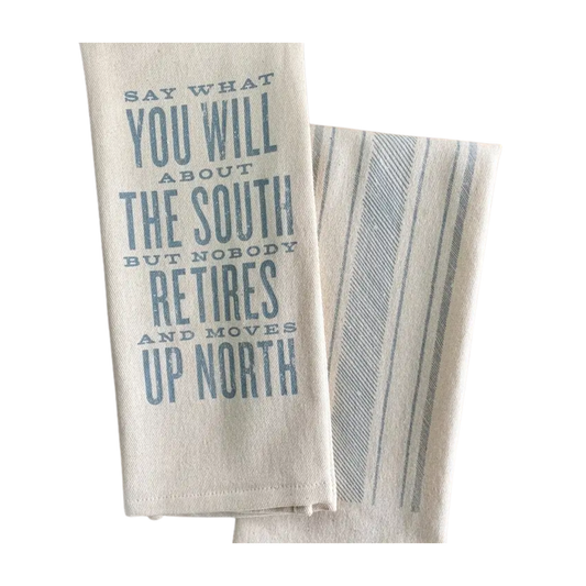 South/North Kitchen Towel