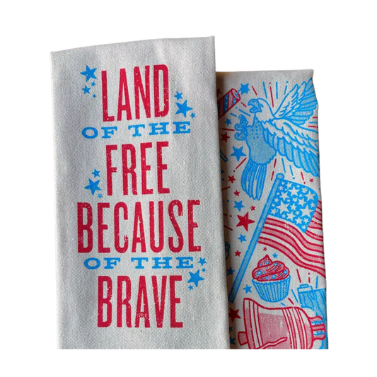 Land of the Free Kitchen Towel