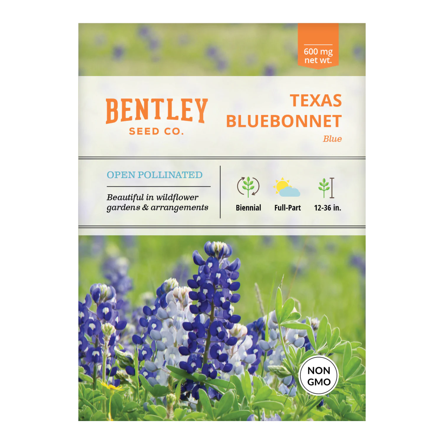 Bluebonnet Seed Packet