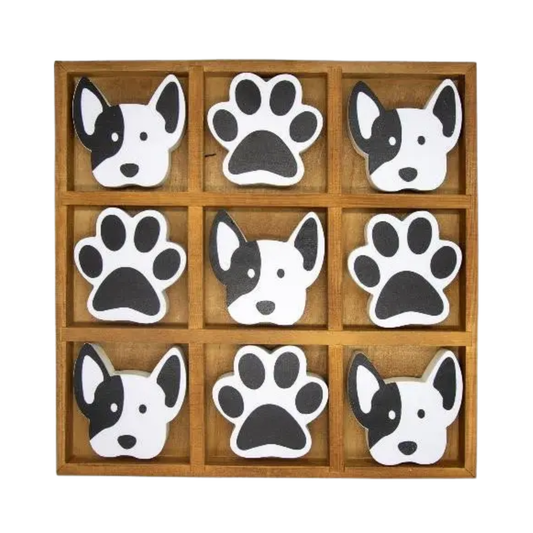 Dog Tic-Tac-Toe Set