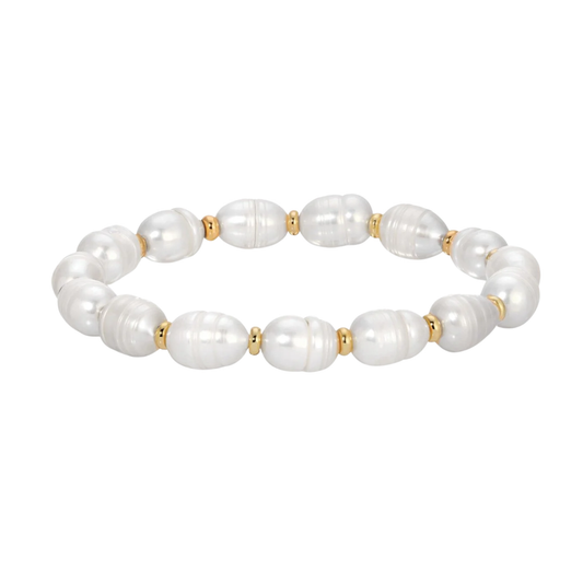 Pearl and Gold Bracelet