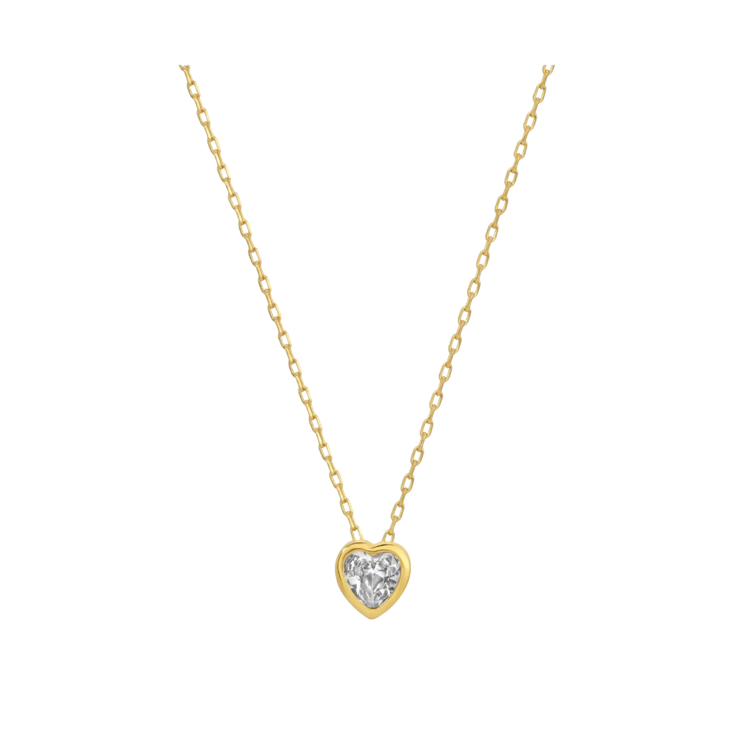 Cubic Heart Necklace
