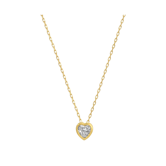 Cubic Heart Necklace