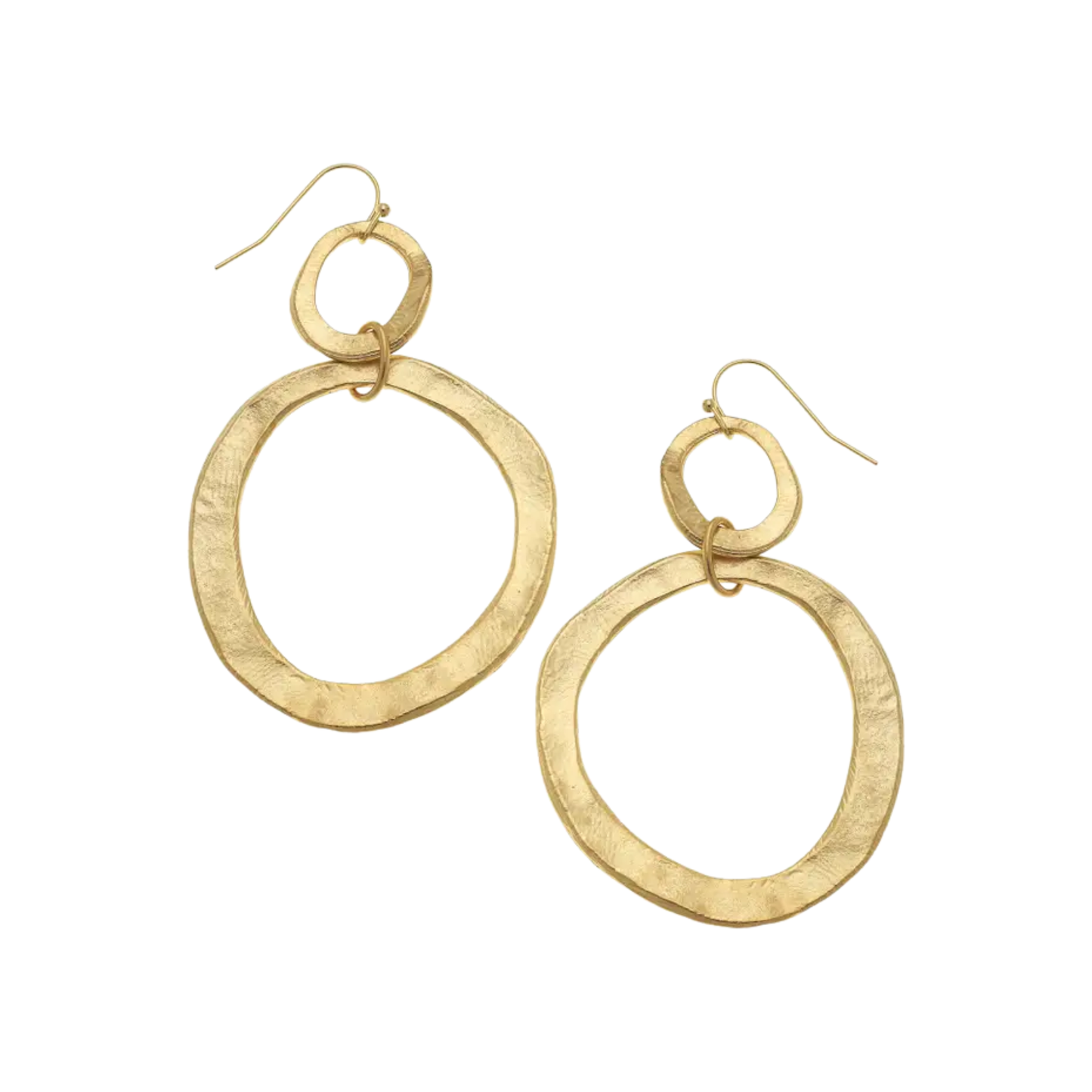 Double Gold Earrings