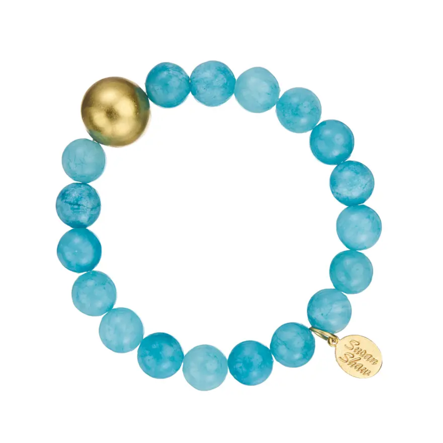 Aqua Jade Bracelet
