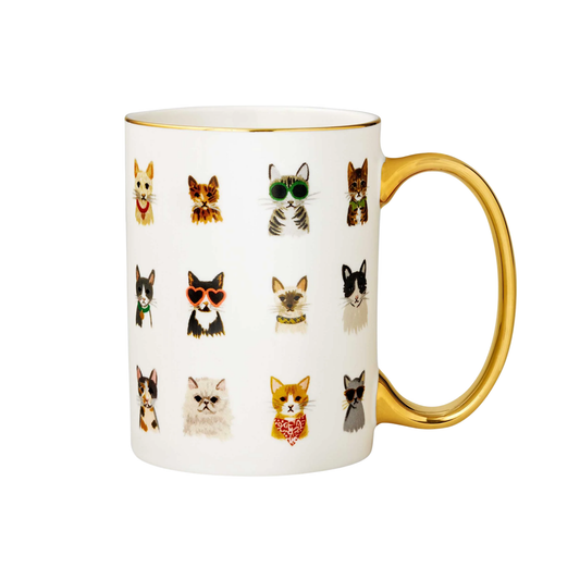 Cool Cats Porcelain Mug