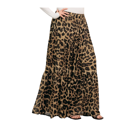 Animal Print Skirt