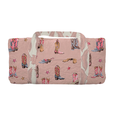 Thunderbird Boots Rose Quilted Duffle Bag