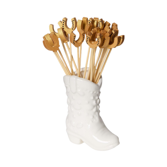 Boot with Horseshoe Picks