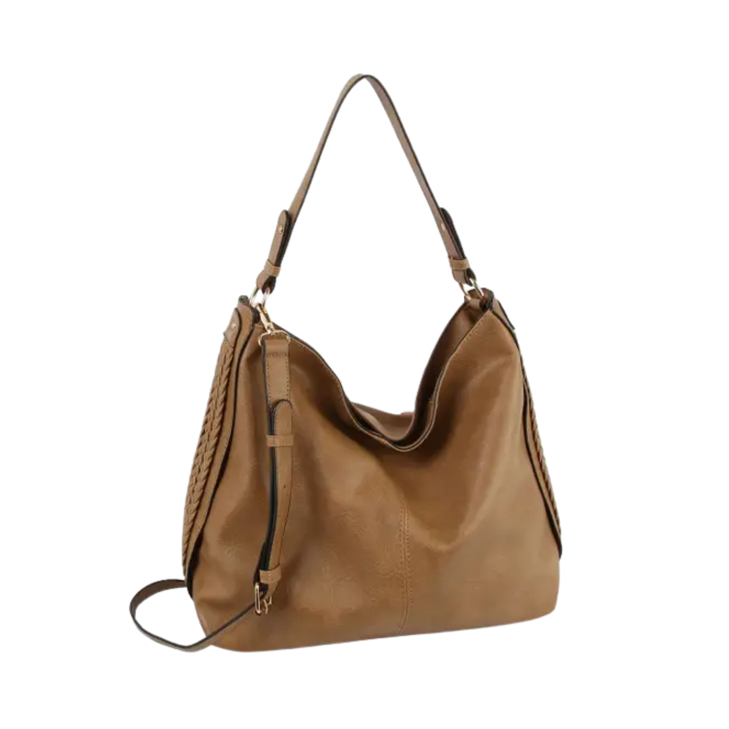 Braided Side Hobo Bag