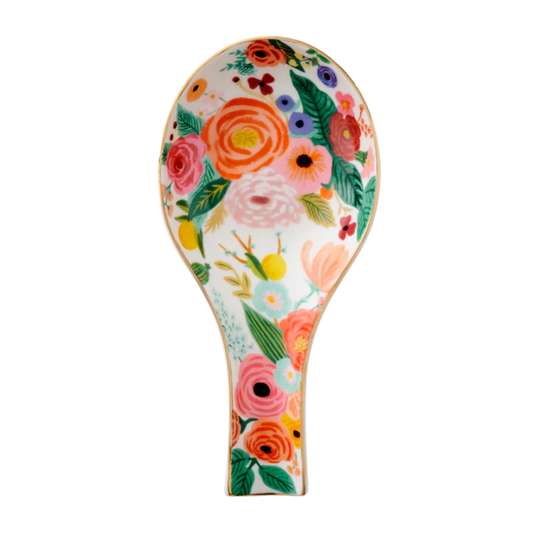 Porcelain Spoon Rest - Garden Party