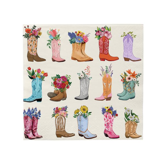 Boots & Bows Napkin Cocktail
