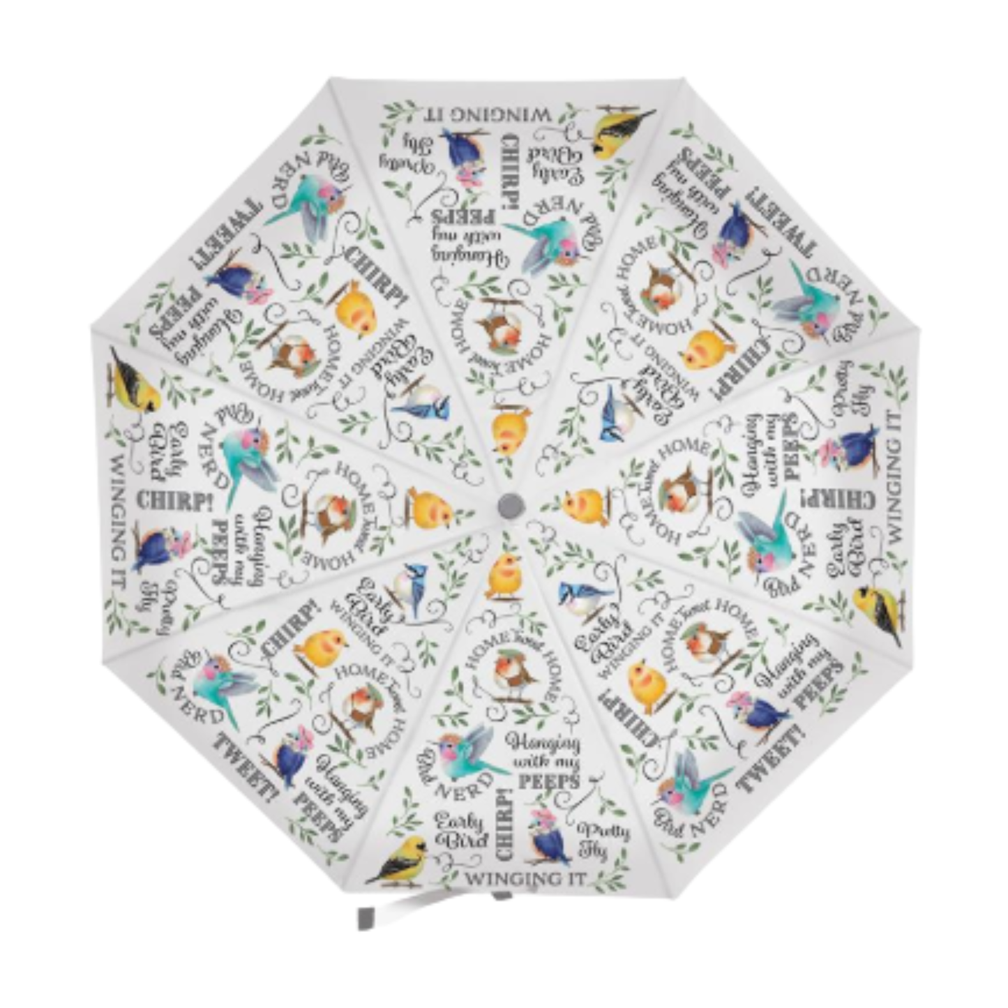 Garden Bird Nerd Umbrella