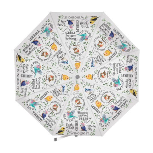 Garden Bird Nerd Umbrella