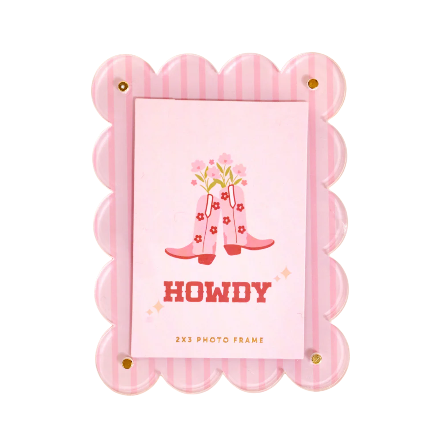 Mini Magnetic Frame Cowgirl Boots