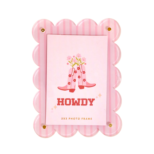 Mini Magnetic Frame Cowgirl Boots