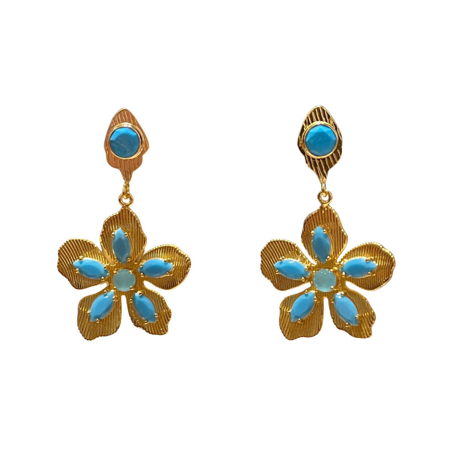 Ranch Flower Earring Turquoise