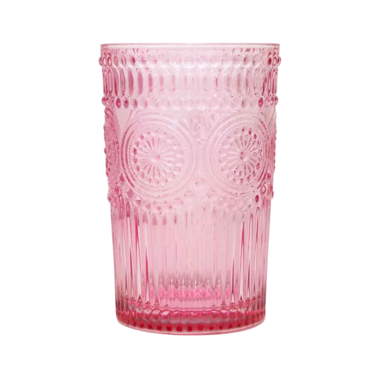 Pink Codi Drinking Glass