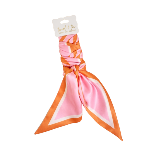 Accessory Scarf Stripes Pink