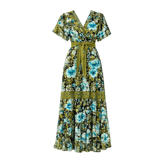 Bloomington Ruffle Sleeve Dress