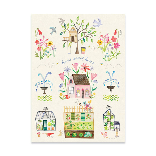Summerology Home Sweet Home Notecard