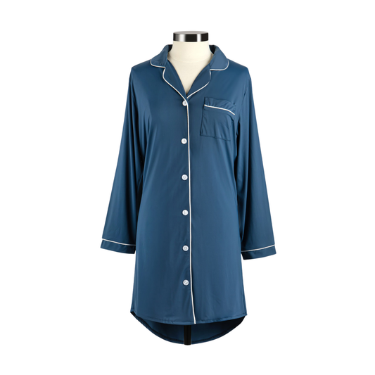 Navy Night Shirt Small