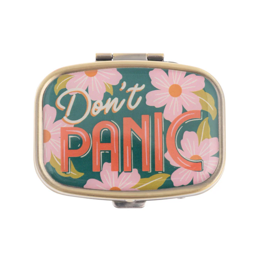 Don't Panic Pill Case