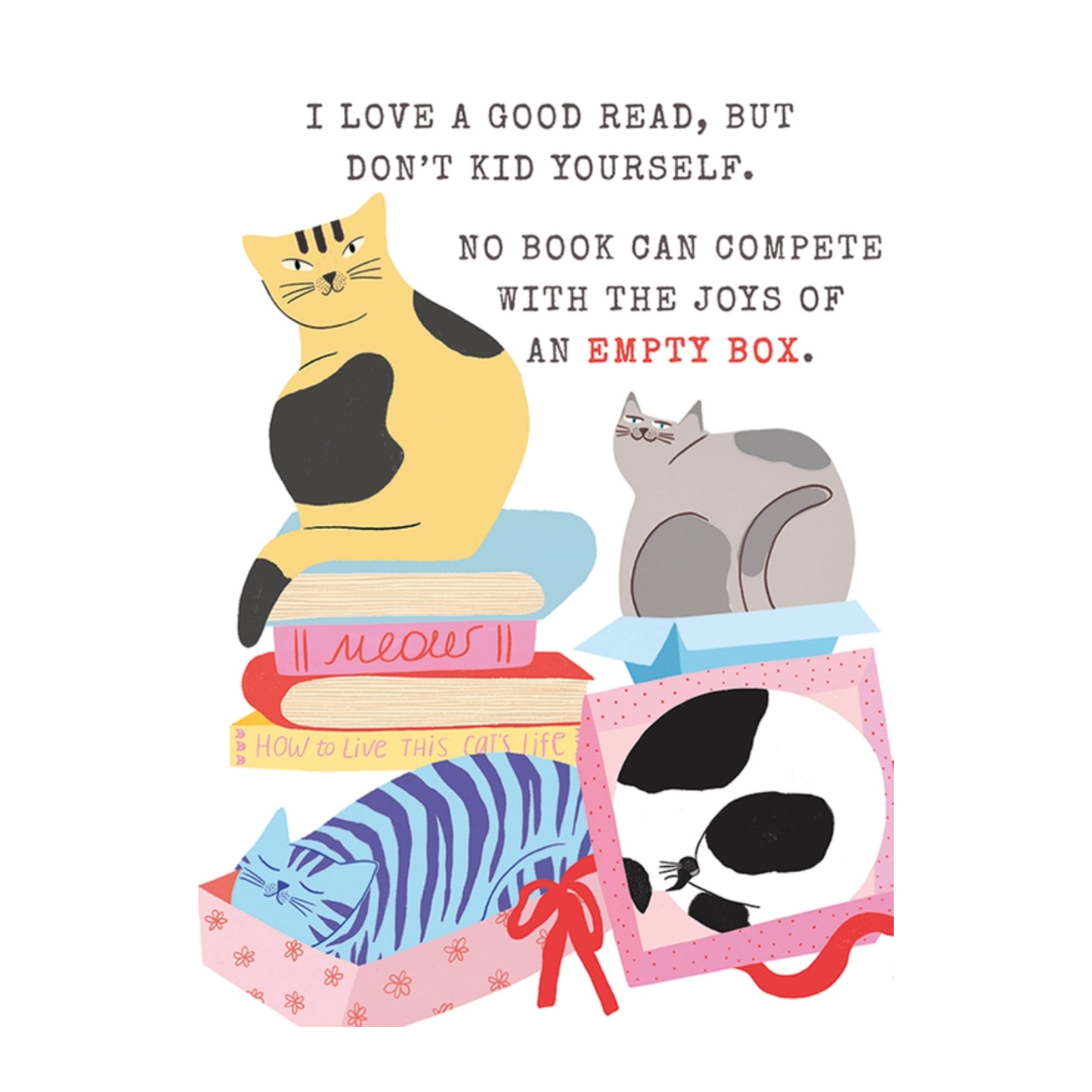 A Good Read Birthday Card