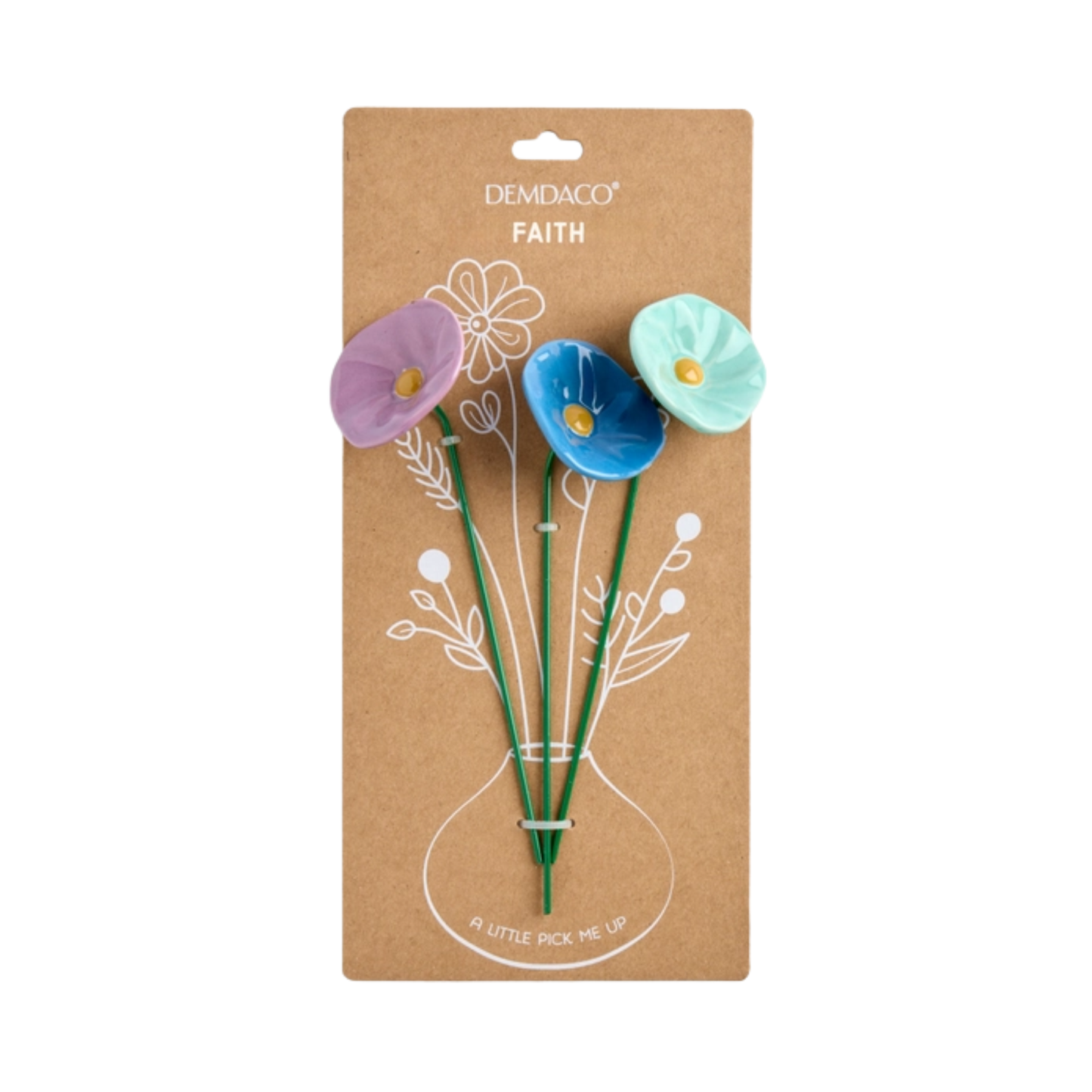 Faith Ceramic Flowers