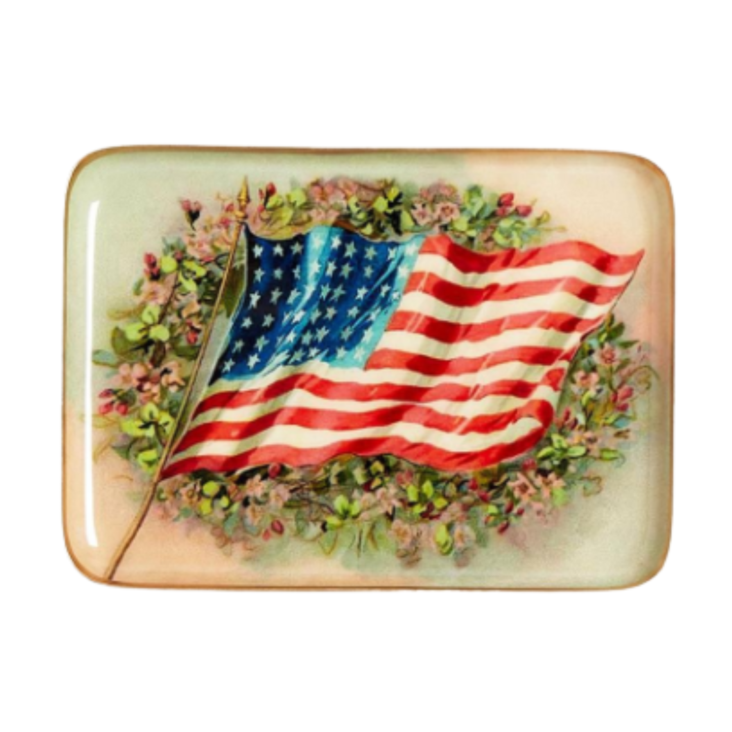 Vintage America Metal Tray Large