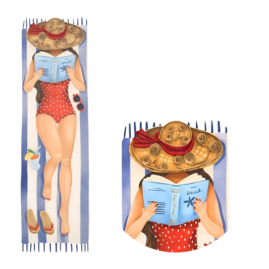 Bookmark Relax Girl Quilling