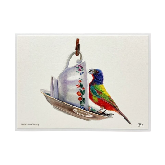 Painted Bunting Notecard