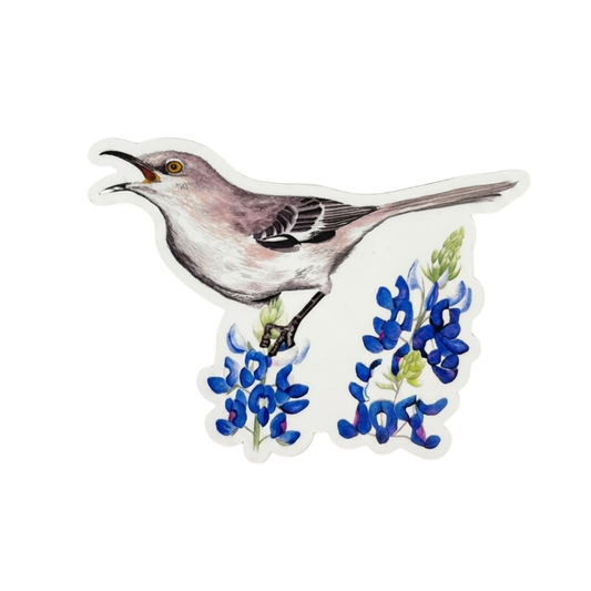 Mockingbird/Bluebonnet Sticker