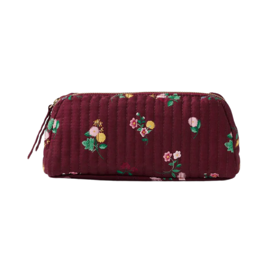 Ditsy Dahlia Small Quilted Pouch