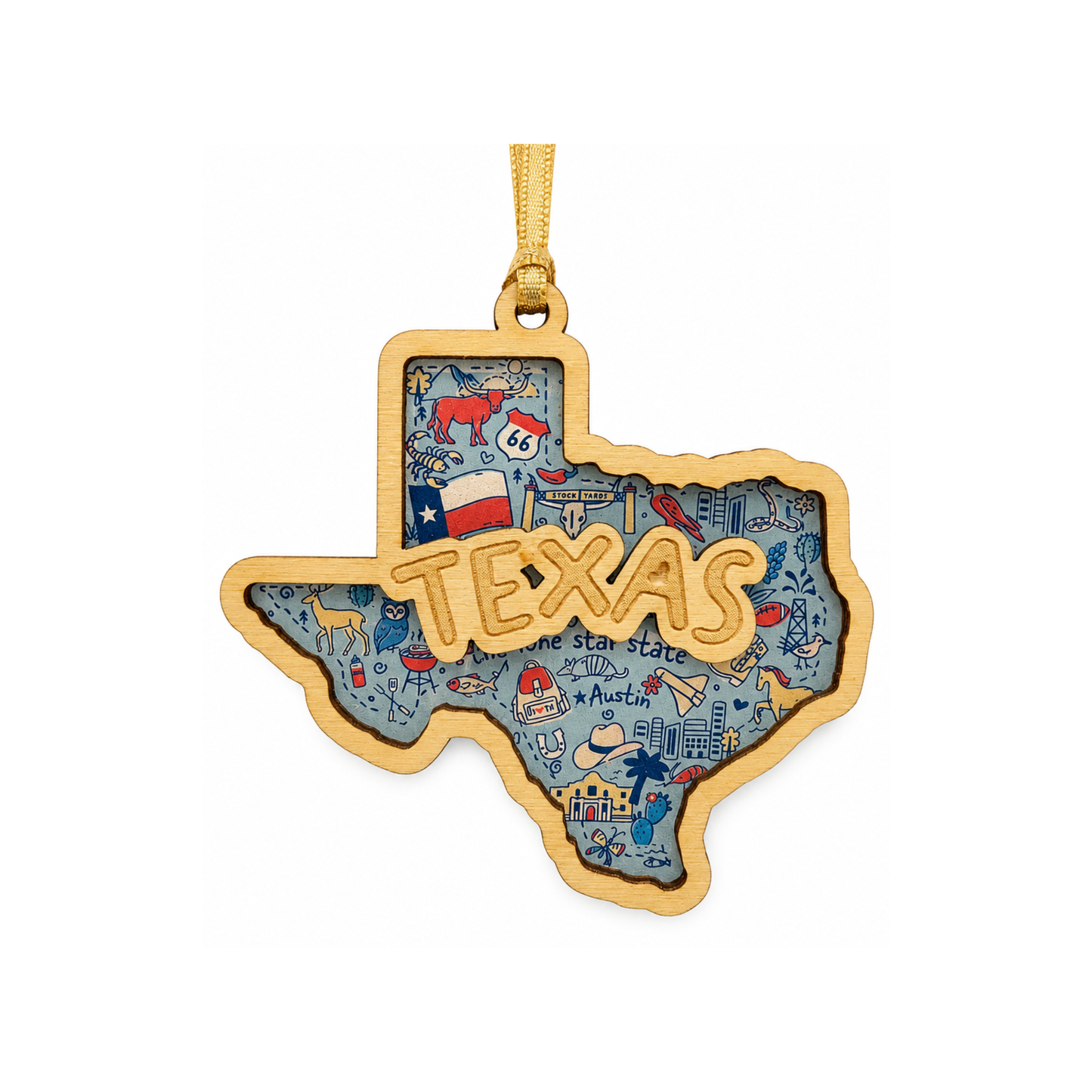 State Of Texas Ornament