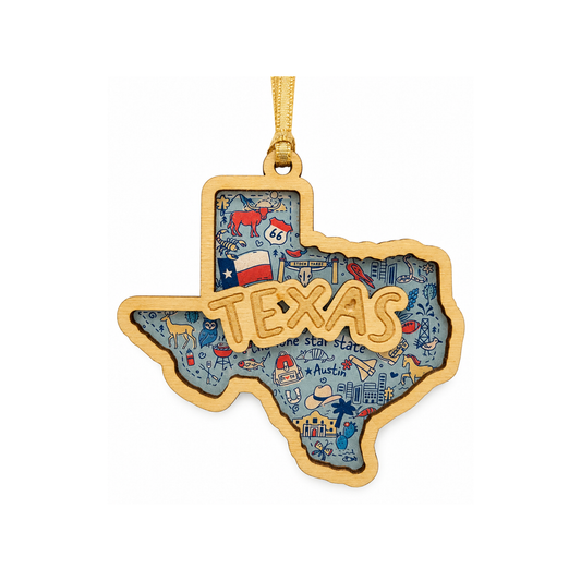 State Of Texas Ornament