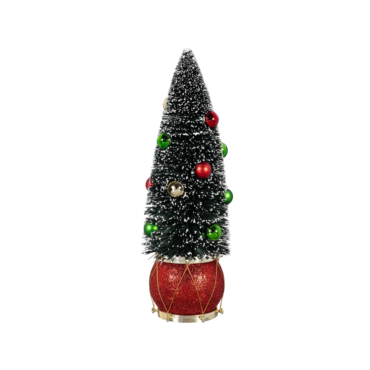 Small Tree In Drum Table Decor