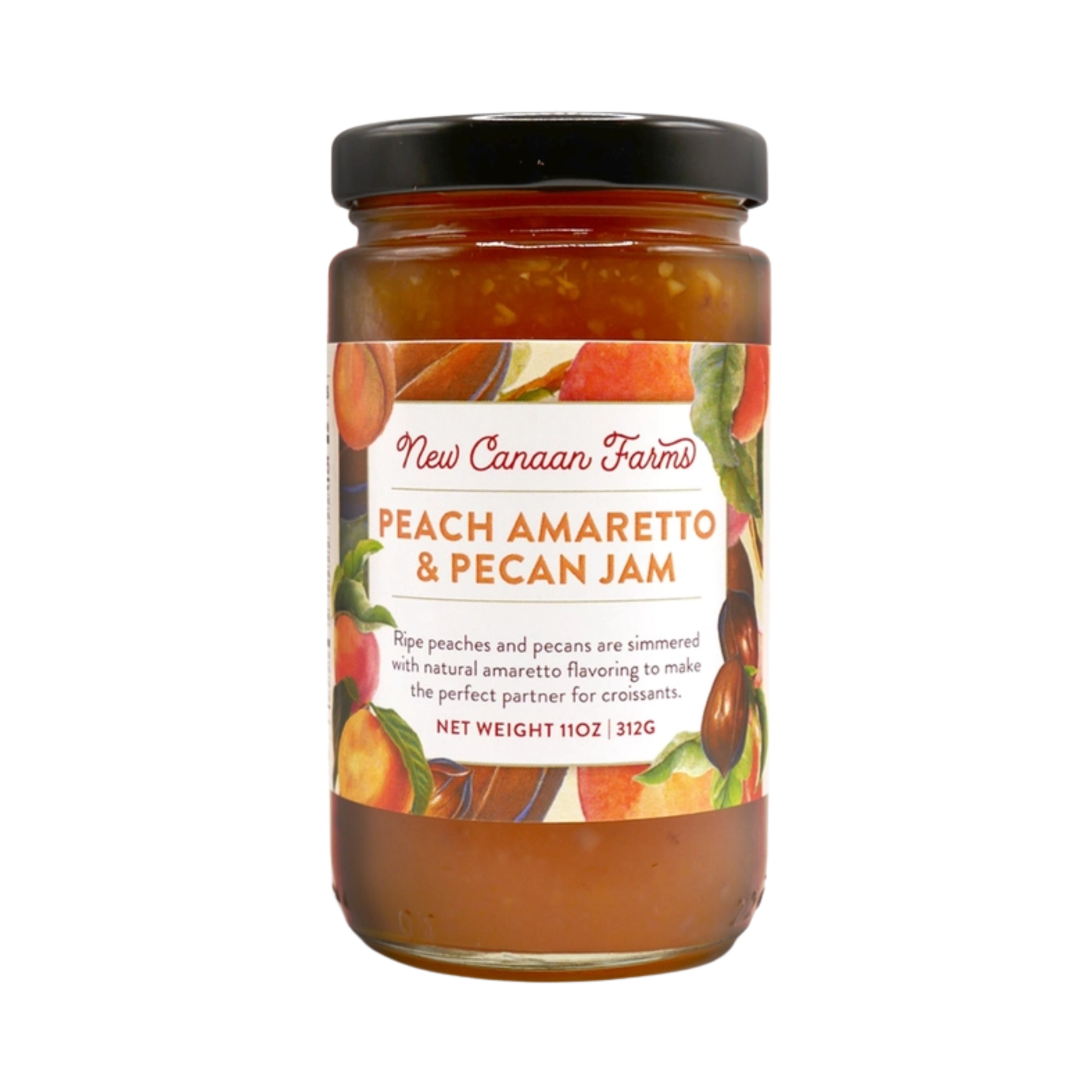 Peach Amaretto & Pecan Jam