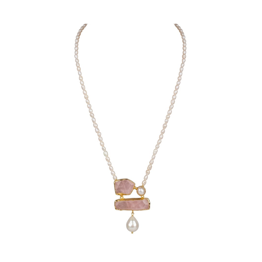 Pearl Cluster Mix Necklace