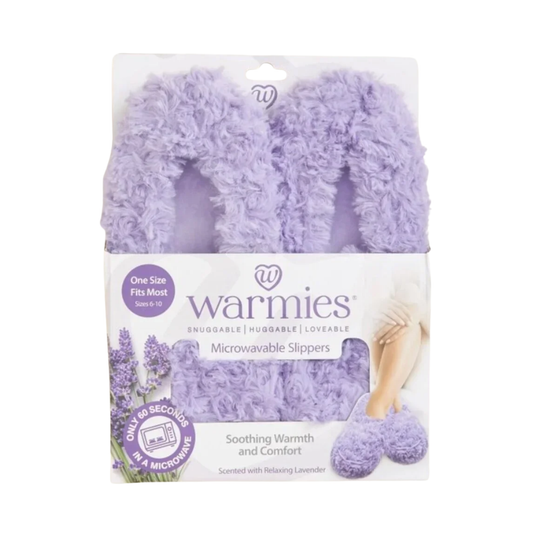 Curly Purple Slippers