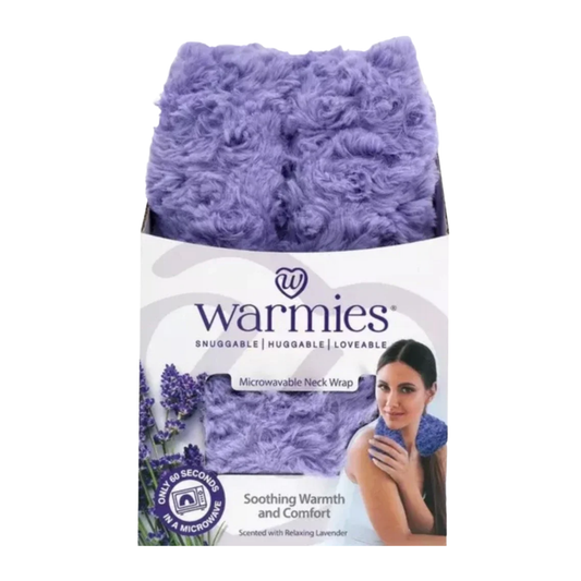 Curly Purple Neck Wrap