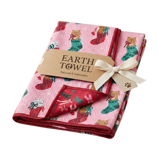 Cat Stockings Towel