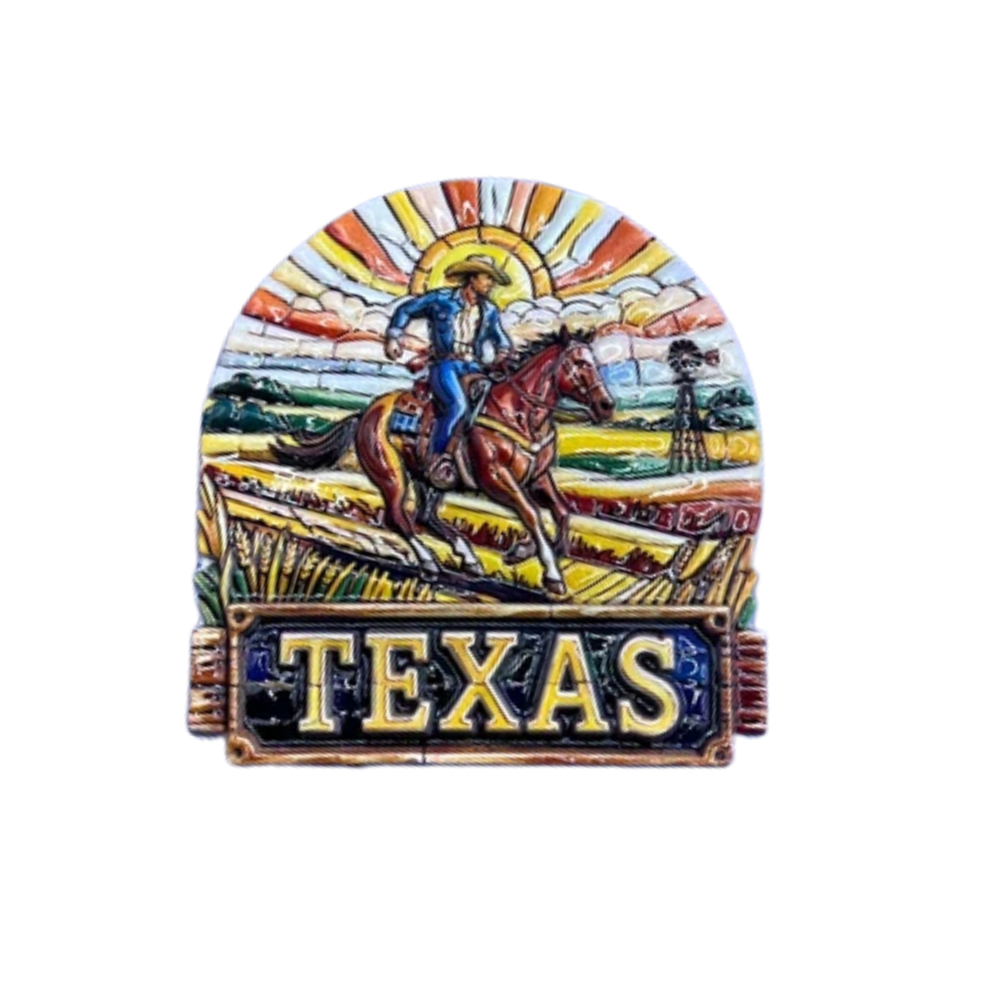 Sunset State of Mind Tile Magnet
