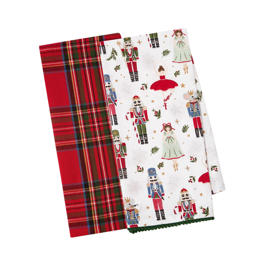 Christmas Plaid Dishtowel Set