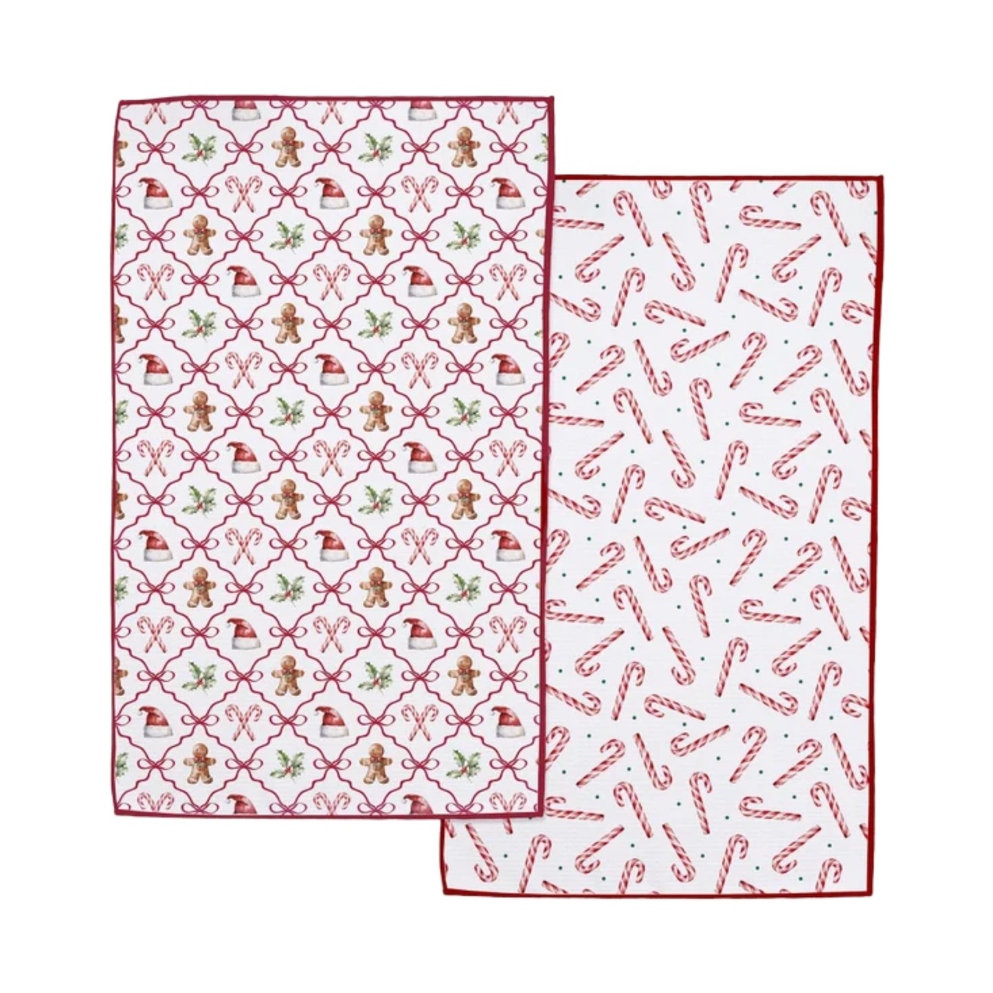 Christmas Bows Microfiber Towel