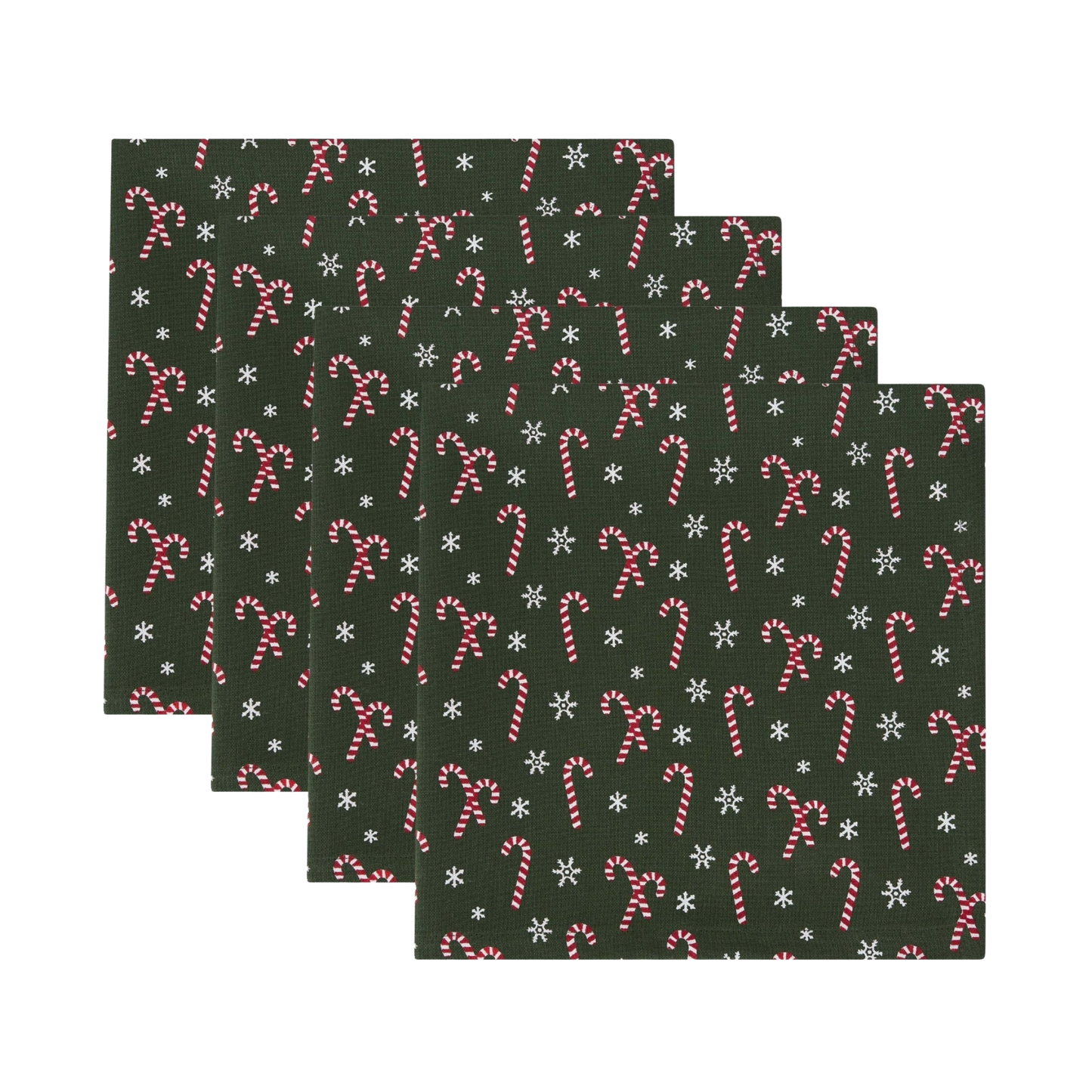 Candy Cane Napkin Set